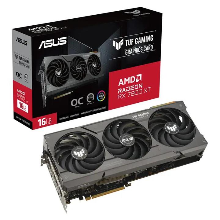 کارت گرافیک ایسوس TUF RX 7800 XT 16GB OC
